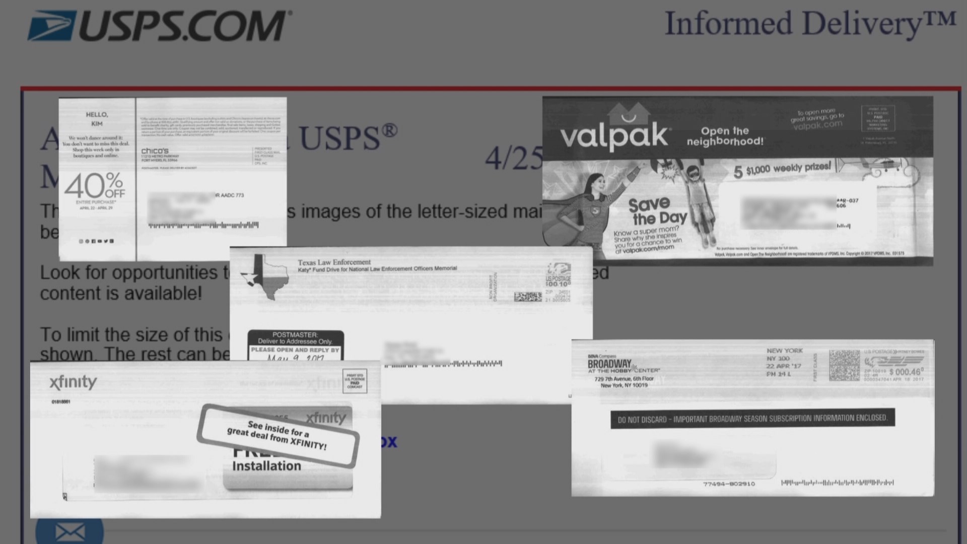 » USPS Informed Delivery Her Savings