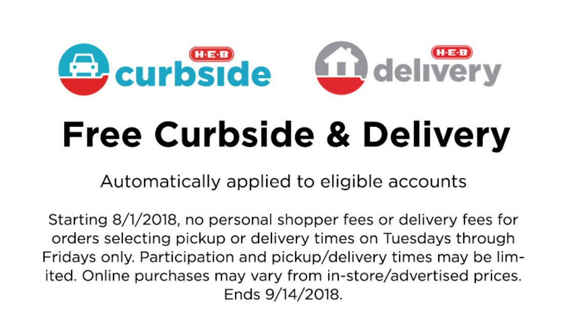 » HEB FREE Curbside & Delivery Her Savings